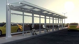 Αποχέτευση ομβρίων για νέο χώρο στάθμευσης ταξί στο Αεροδρόμιο Ελ. Βενιζέλος