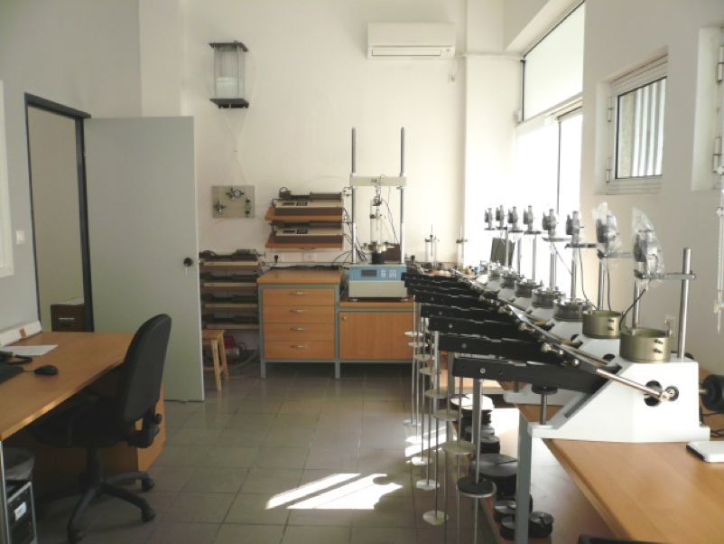 NAMALAB's geotechnical laboratory